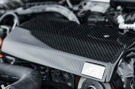 APR Carbon Fiber Alternator Cover for 2022+ VB WRX (CBE-WRXALT22) installed