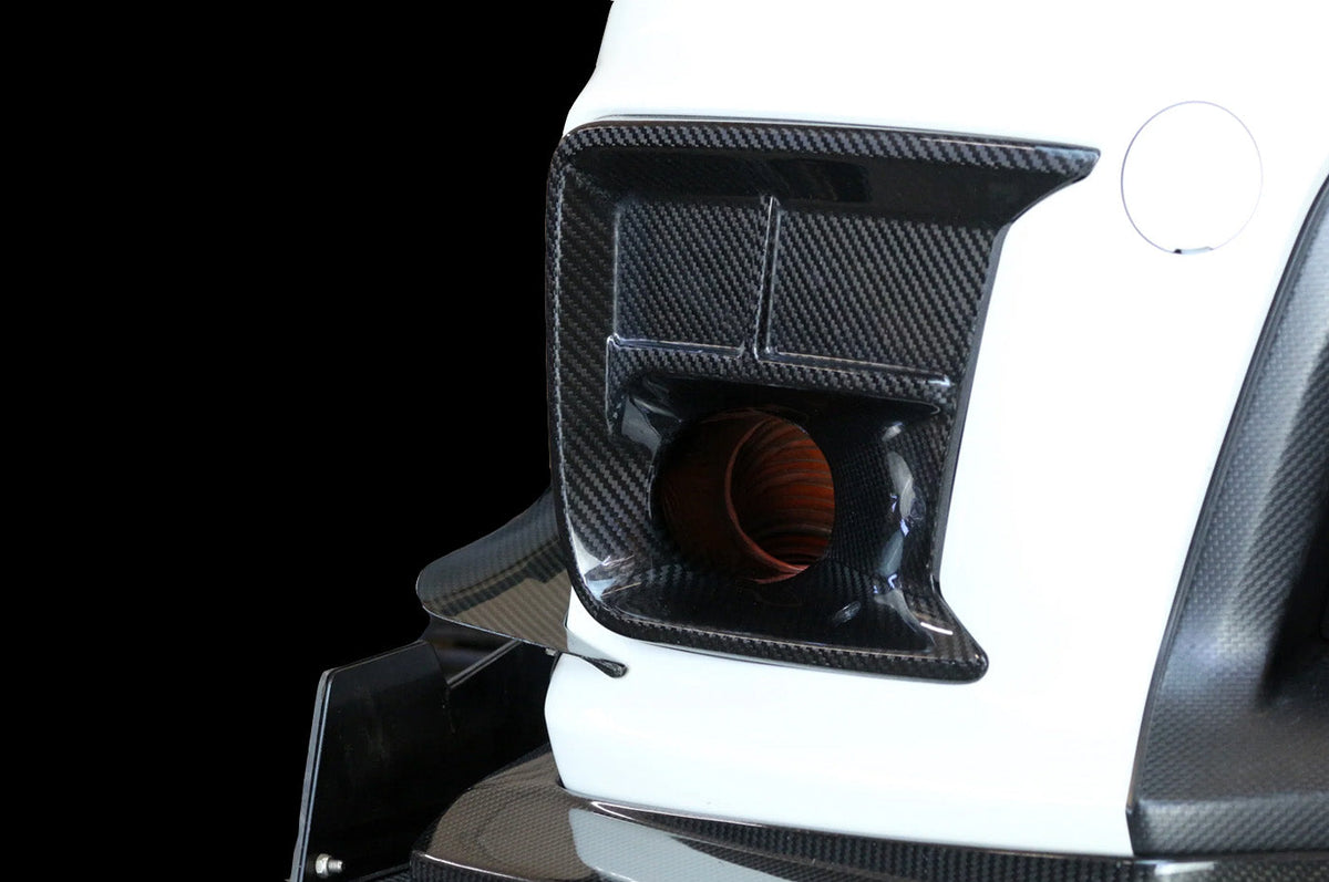 APR Carbon Fiber Brake Cooling Kit for 2018-2021 STi (CF-818658) installed