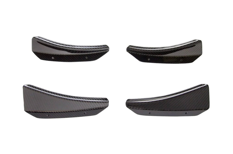 APR Carbon Fiber Front Bumper Canards for 2016-2020 Audi R8 Type 4S V10 (AB-508682)