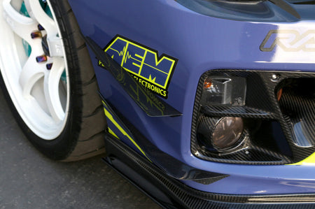 APR Carbon Fiber Upper and Lower Front Bumper Canards for the VA 2015-2017 Subaru WRX/ STi (AB-808045) installed