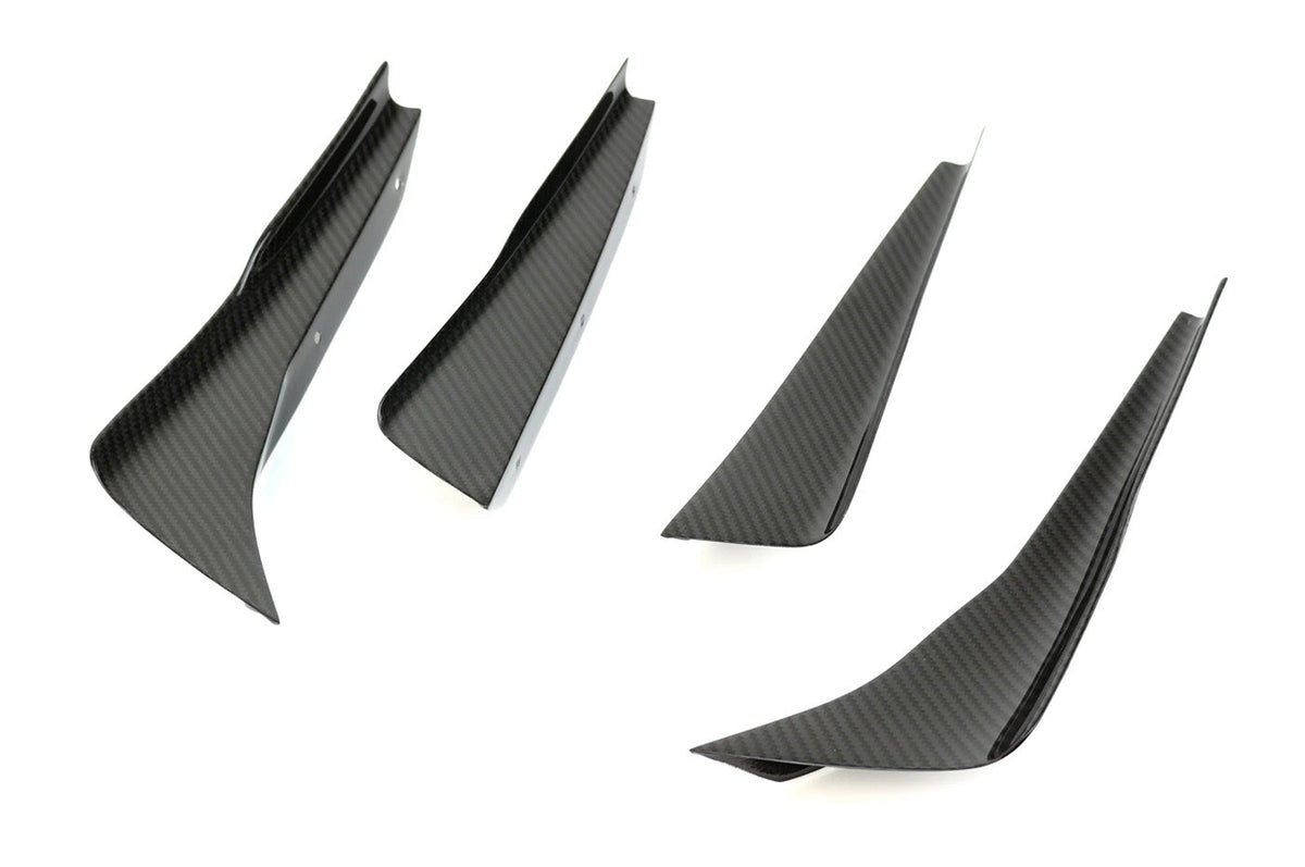 APR Carbon Fiber Upper and Lower Front Bumper Canards for the VA 2015-2017 Subaru WRX/ STi (AB-808045)