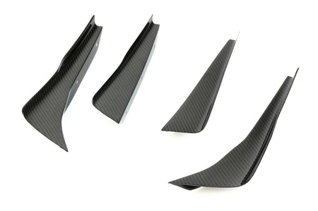 APR Carbon Fiber Upper and Lower Front Bumper Canards for the VA 2015-2017 Subaru WRX/ STi (AB-808045)