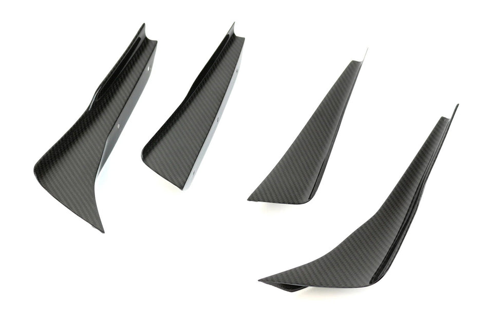 APR Carbon Fiber Upper and Lower Front Bumper Canards for the VA 2015-2017 Subaru WRX/ STi (AB-808045)