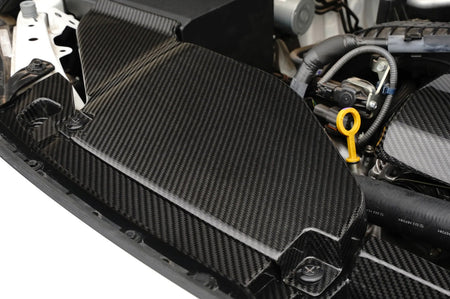 APR Carbon Fiber Radiator Cooling Plate and Intake Duct Kit for 2022+ VB WRX installed