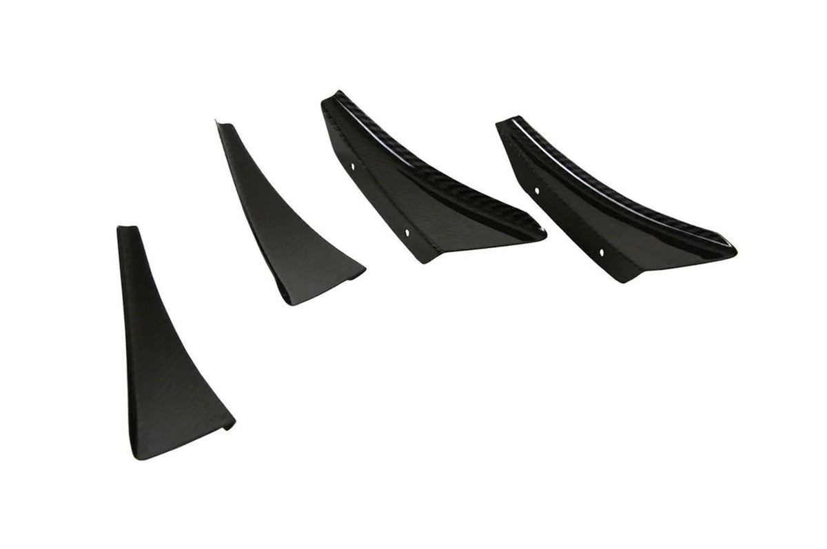 APR Carbon Fiber Front Bumper Canards for 2016-2020 Audi R8 Type 4S V10 (AB-508682)