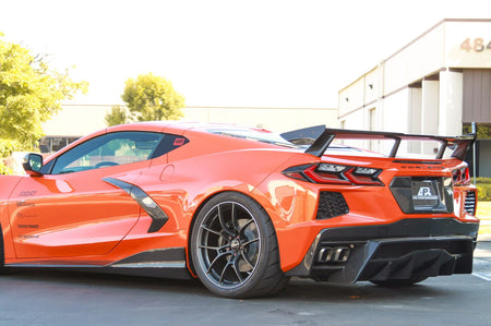 APR Carbon License Plate Backing for 2020+ Chevrolet Corvette C8 (CBX-C8LIC)