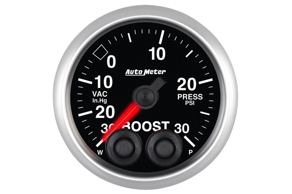 AutoMeter 52mm Elite Digital Stepper Motor -30 to 30 PSI Boost/ Vacuum Gauge (5677)