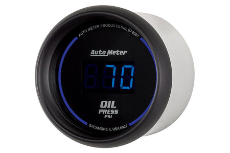 AutoMeter 52mm Cobalt Digital 5-100 PSI Oil Pressure Gauge (6927)