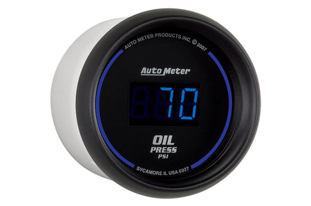 AutoMeter 52mm Cobalt Digital 5-100 PSI Oil Pressure Gauge (part number- 6927)