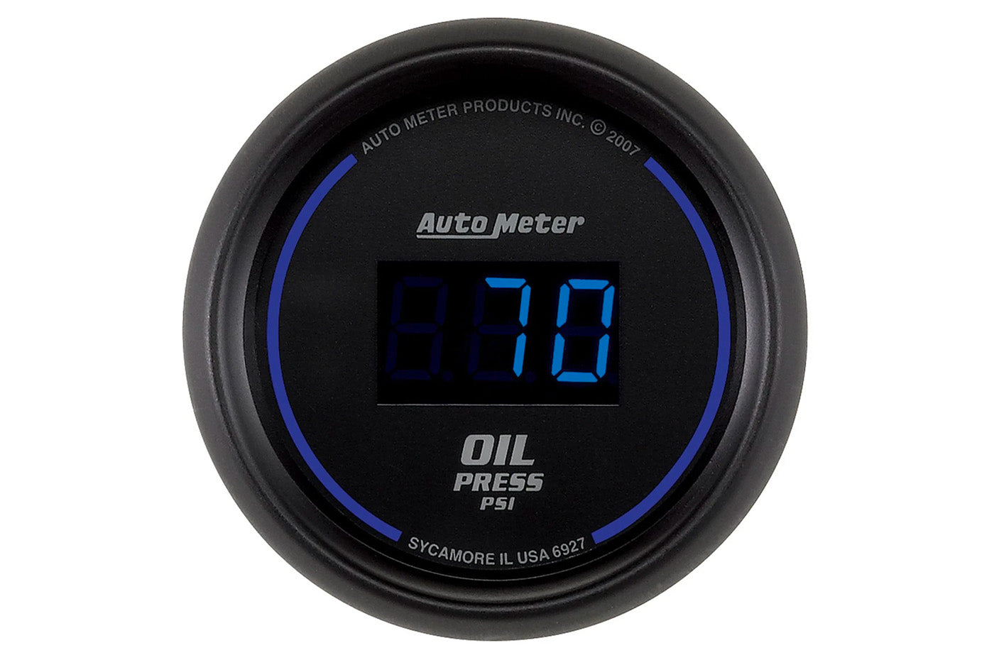 AutoMeter 52mm Cobalt Digital 5-100 PSI Oil Pressure Gauge (6927)
