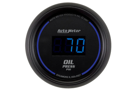 AutoMeter 52mm Cobalt Digital 5-100 PSI Oil Pressure Gauge (6927)