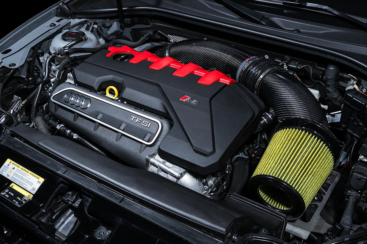 AWE 4.5" S-Flo Carbon Intake for 2017+ Audi RS3 (2660-15048) Open carbon intake system