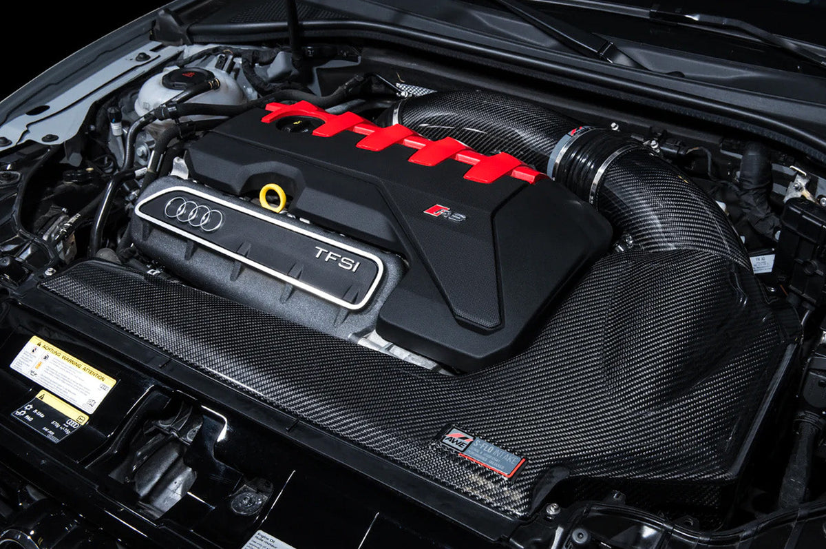 AWE 4.5" S-Flo Carbon Intake for 2017+ Audi RS3 (2660-15050) Closed carbon intake system