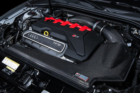 AWE 4.5" S-Flo Carbon Intake for 2017+ Audi RS3 (2660-15050) Closed carbon intake system