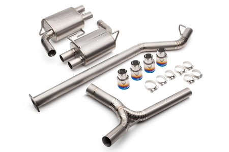 COBB Titanium Cat-back Exhaust for 2022+ Subaru WRX (516160) muffler, piping, tips and clamps