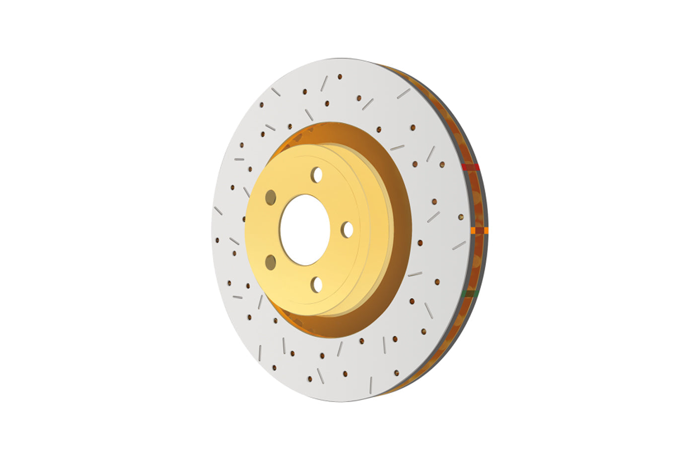 DBA 4000 XS Drilled Slotted Rotor for Subaru WRX/STi