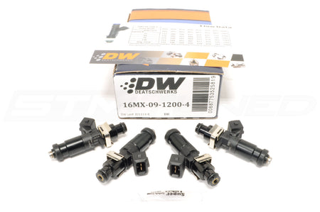 16MX-09-1200-4 DeatschWerks 1200cc High Z Injectors for DSM/Evo
