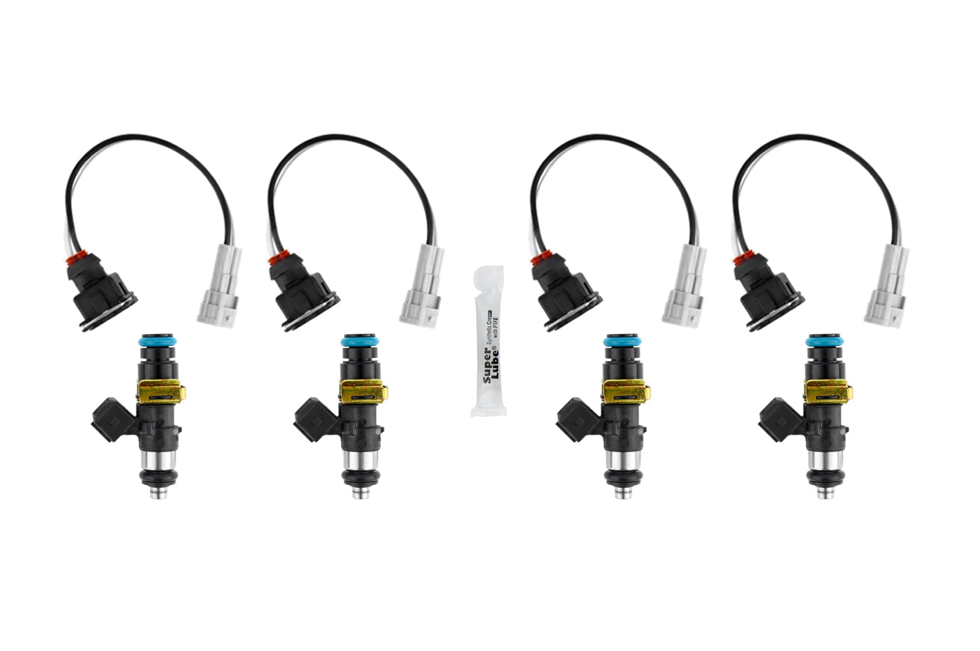 16M-10-1500-4 DeatschWerks 1500cc Injectors for Evo X