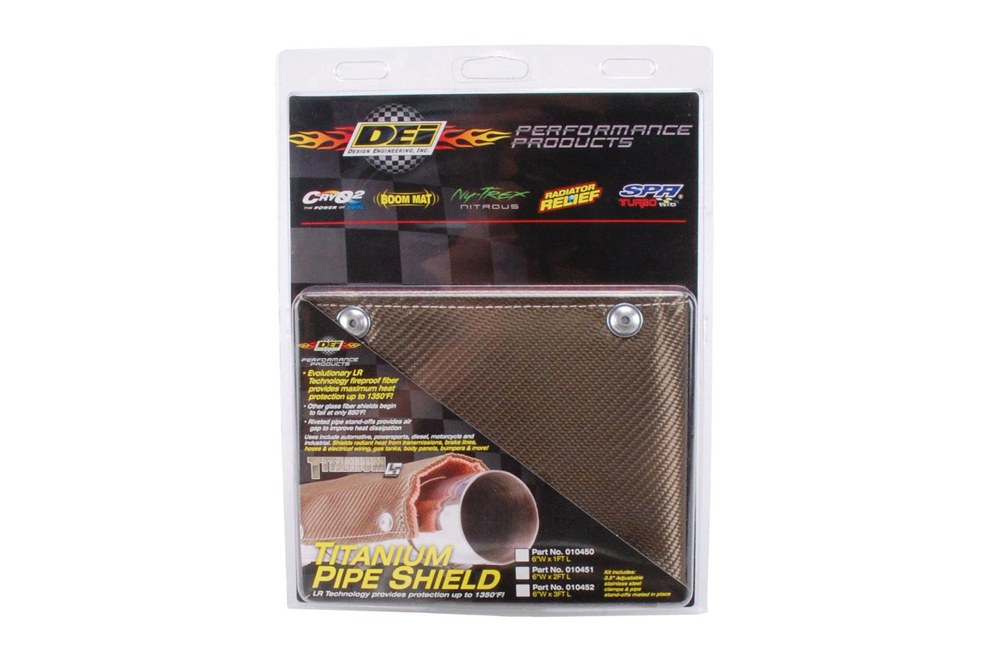 DEI Titanium Pipe Shield Kit