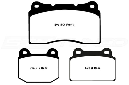 EBC Bluestuff Brake Pads for Evo 5/6/7/8/9/X