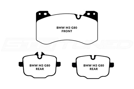 EBC Bluestuff Brake Pads for BMW G80 M3/M4