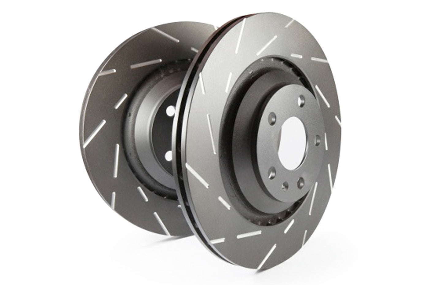 EBC USR Slotted Rotors for Mitsubishi Evo X (USR7642/USR7643) front and rear brake rotors