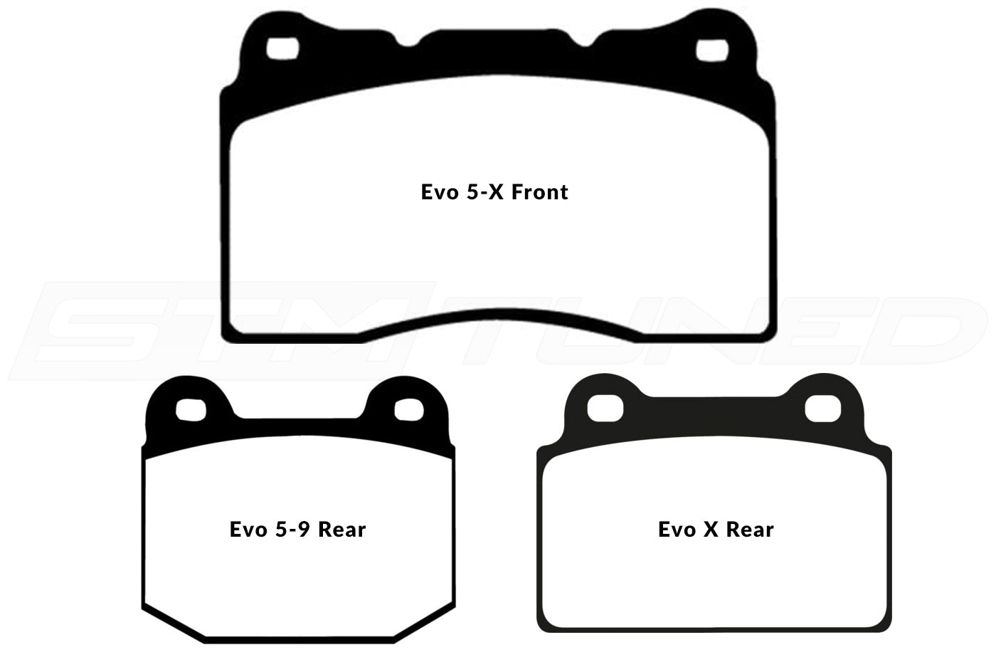 EBC Yellowstuff Brake Pads for Evo 5/6/7/8/9/X