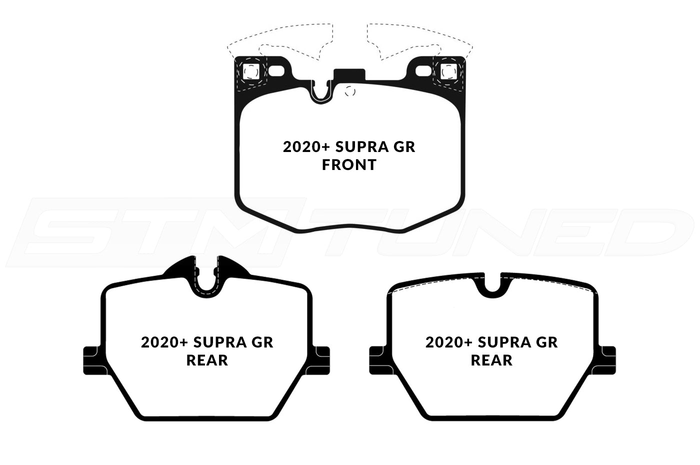 EBC Yellowstuff Brake Pads for 2020+ Supra GR