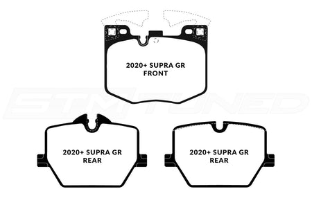 EBC Yellowstuff Brake Pads for 2020+ Supra GR