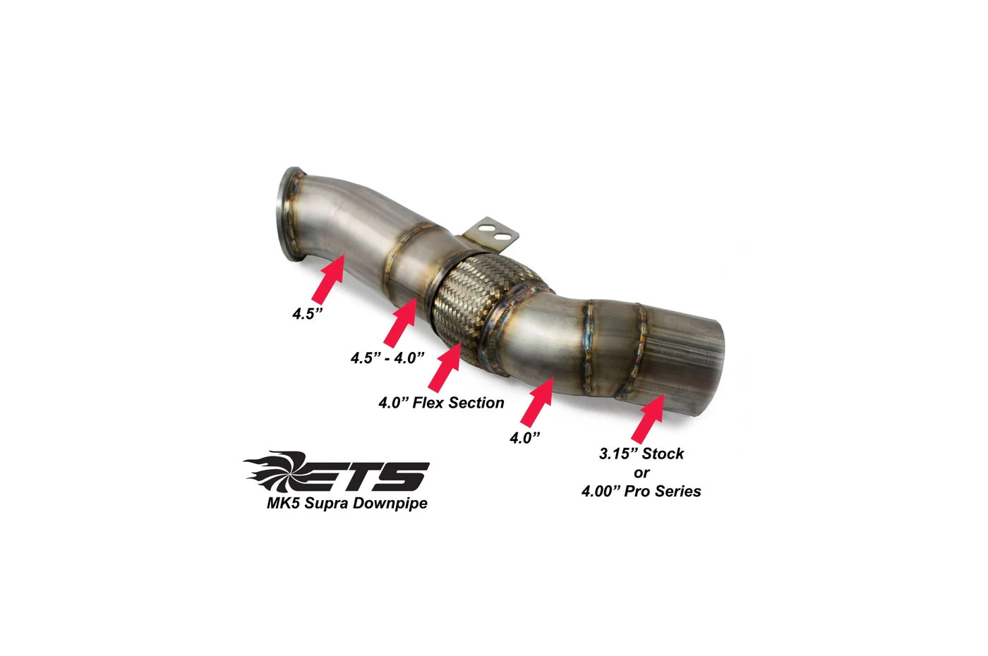 ETS Downpipe for 2020 Supra