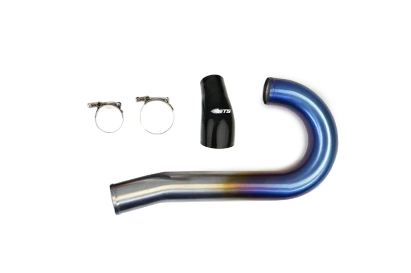 ETS Lower Intercooler Pipe for Evo 8/9 (Burned Titanium)