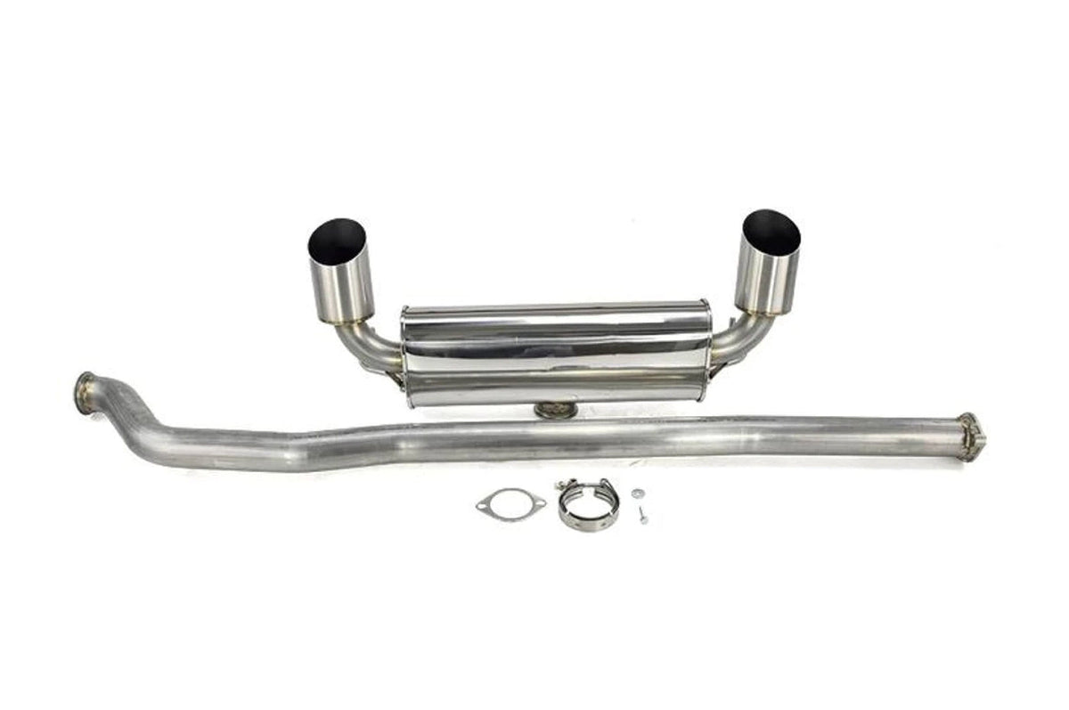 ETS Dual Exit Exhaust with V3 Quiet Muffler for Evo X