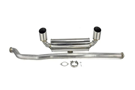 ETS Dual Exit Exhaust with V3 Quiet Muffler for Evo X