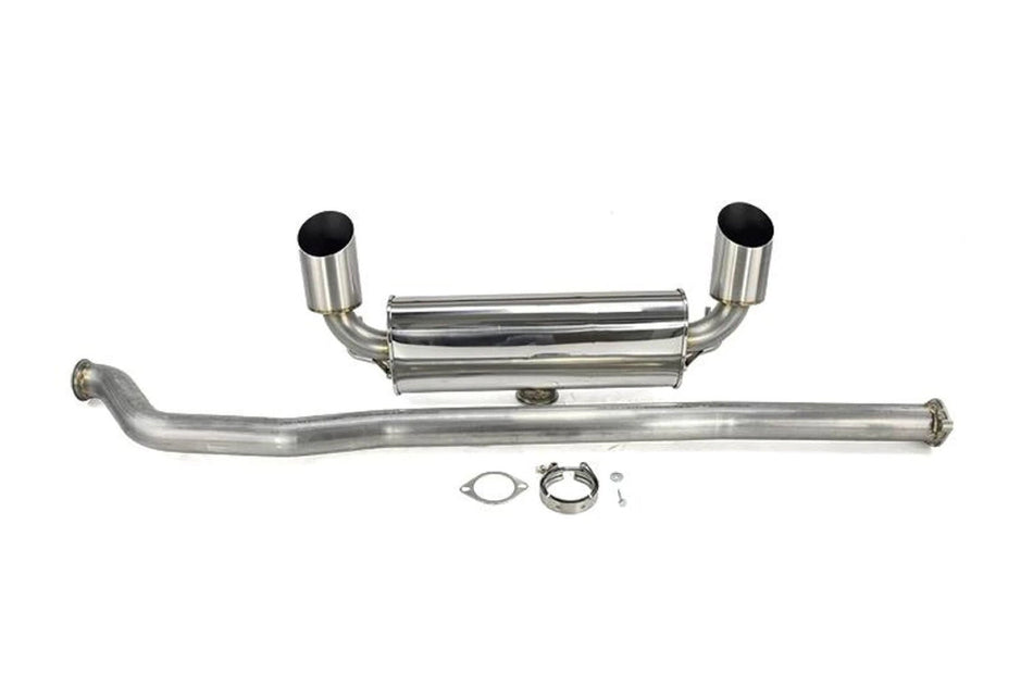 ETS Dual Exit Exhaust with V3 Quiet Muffler for Evo X