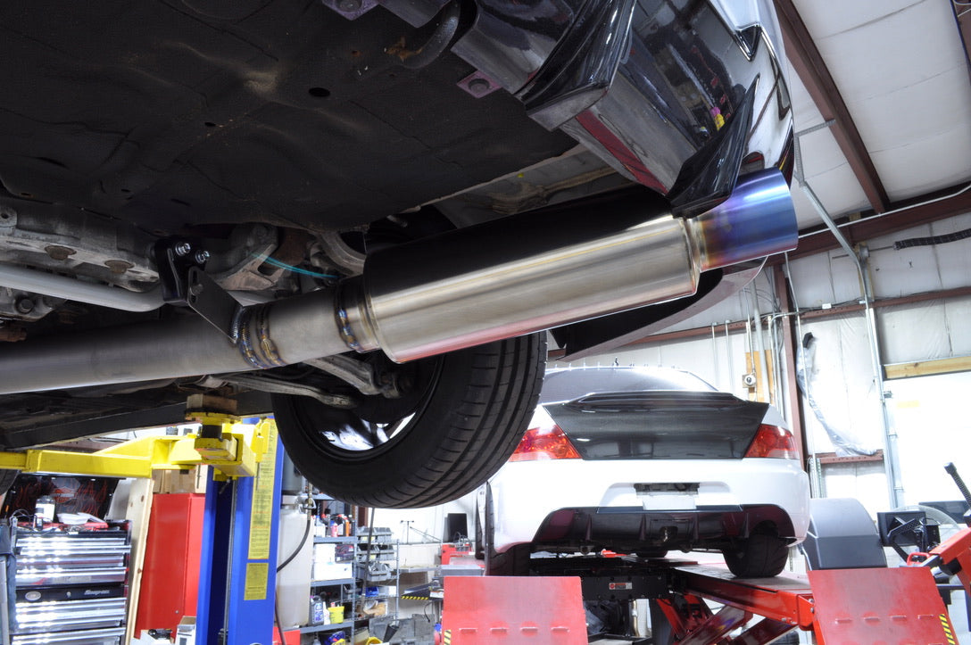 ETS Evo 8/9 Titanium Catback Exhaust Installed at STM