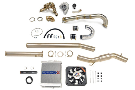 Evo 7 8 9 Turbo Kit with radiator and exhaust