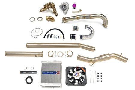 Evo 7 8 9 Turbo Kit with radiator and exhaust