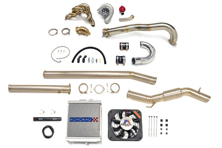 Evo 7 8 9 Turbo Kit with radiator and exhaust
