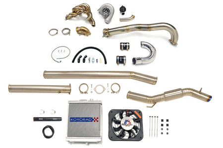Evo 7 8 9 Turbo Kit with radiator and exhaust