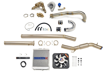 Evo 7 8 9 Turbo Kit with radiator and exhaust
