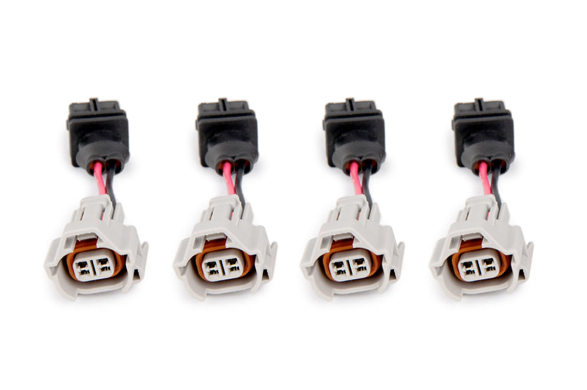 FIC Plug & Play Denso to EV1 Injector Adaptors Set of 4 (PADPDtoJ4)