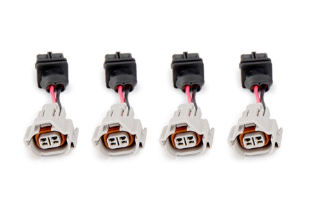 FIC Plug & Play Denso to EV1 Injector Adaptors Set of 4 (PADPDtoJ4)