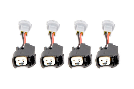 FIC Plug & Play EV6 to Denso Adaptors Set of 4 (PADPUtoD4)
