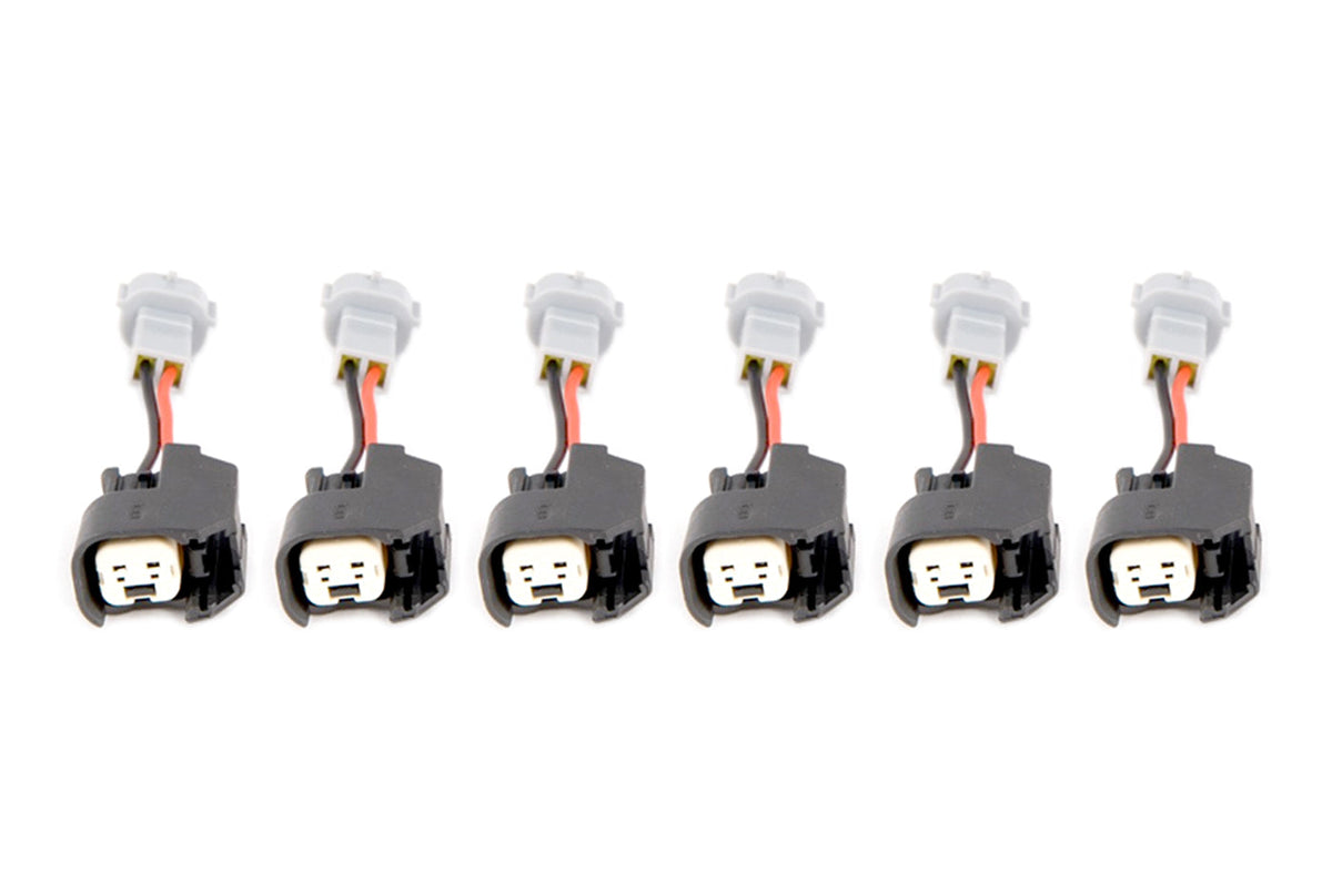 FIC Plug & Play EV6 to Denso Adaptors Set of 6 (PADPUtoD6)
