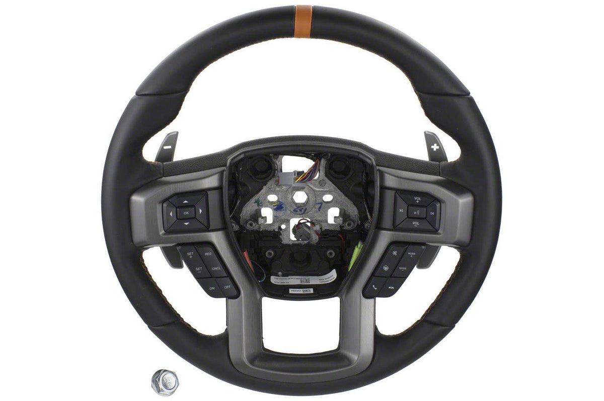 Ford Performance Steering Wheel Kit for 2017-2018 Gen2 F150 Raptor (M-3600-F15ROR) orange sightline