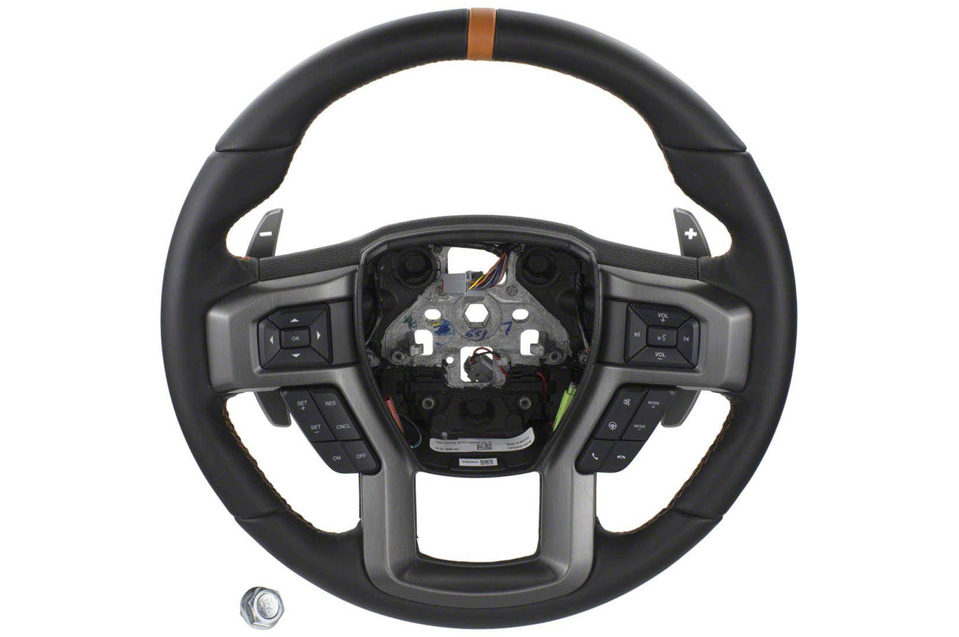 Ford Performance Steering Wheel Kit for 2017-2018 Gen2 F150 Raptor (M-3600-F15ROR) orange sightline