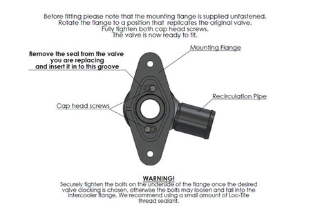 Forge Motorsport Blow Off Valve for 2008-2014 Subaru Impreza WRX (FMWRX301B) warning