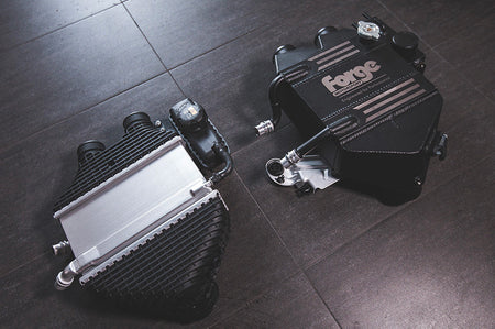 Forge Motorsport Chargecooler for 2015-2021 S55 F87 BMW M2 Competition/ F80 M3/ F82 M4 (FMCC1) Forge Motorsports chargecooler vs OEM