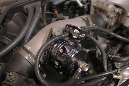 Forge Motorsport Intake Pressure Compensation Valve (FMIPCV) installed