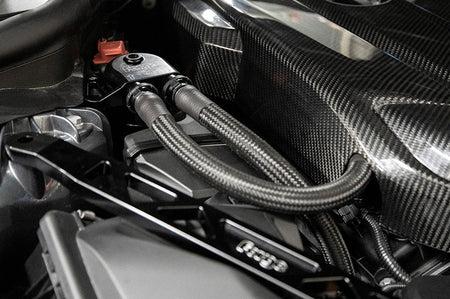 Forge Motorsport Oil Catch Can for A90 MKV Toyota Supra/ BMW Z4 with B58 engine (FMCT6) installed